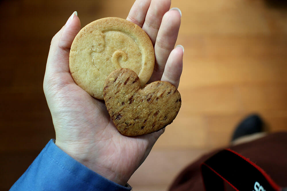 お土産のクッキー