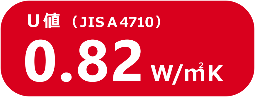 H-8等級（U値＝0.82W/㎡K）