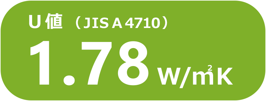H-6等級（U値＝1.78W/㎡K）
