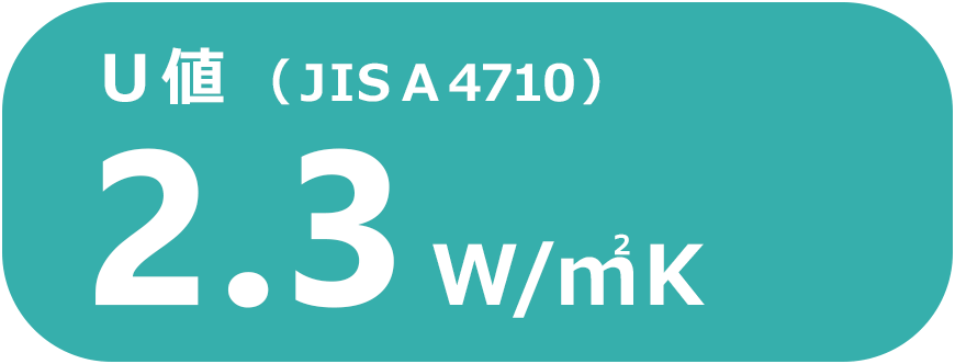 H-5等級（U値＝2.3W/㎡K）