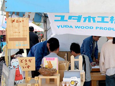 はつかいち桜まつり 今年も木工ワークショップを出展しました